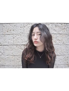 シャンティー(shanti) ブラウングラデーションの★無造作ロング★【shanti 石川】