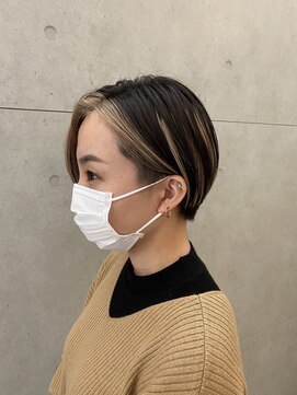 グランアディクト(Gran addict) 個性派セクションカラー＆マッシュショート