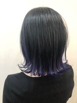 スイ ヘアー(SUI hair)&nbsp;裾カラーブラックパープル