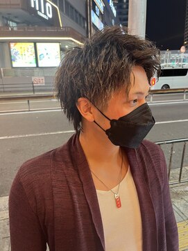アヴァンス 天王寺店(AVANCE.) MEN'S HAIR ウルフ×アップバング×ツイスト