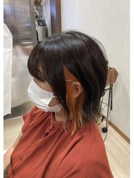 ナチュラ(NATU-RA) オレンジ☆インナーカラー