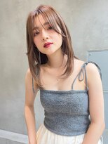 エース (ACE)&nbsp;ACE 横浜　シースルーバング×ベージュ