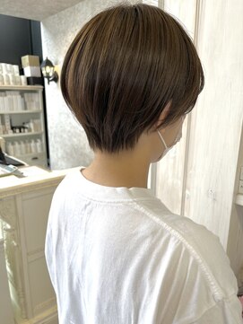 キャアリー(Caary) 福山美容室Caary 大人気似合わせカット　スッキリ丸みショート