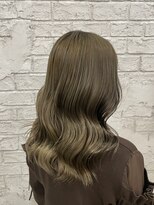 アジールヘア 北千住駅西口店(agir hair)&nbsp;ナチュラル オリーブベージュ 韓国ヘアカラー