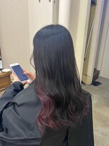 アジールヘア 北千住駅西口店(agir hair)&nbsp;ピンクインナーカラー北千住