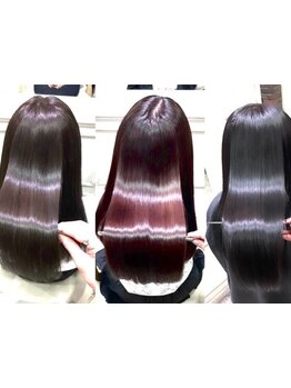 【カット+縮毛矯正+最新3stepTr\15500】ACEの縮毛矯正でダメージレス&艶髪に☆ケアも◎