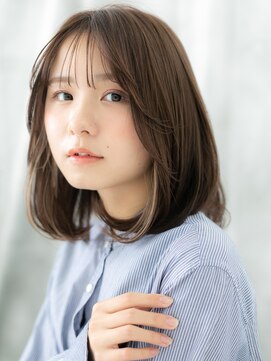 ドクターズサロン LAB 小山店 大人可愛いインナーカラー艶髪ワンカールロブa小山10代20代30代