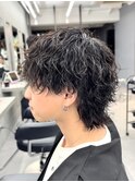 波巻きパーマ、ウルフ