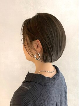 アイディール 心斎橋店(:ideal) 丸みのあるショートボブで、朝のスタイリングも楽に♪