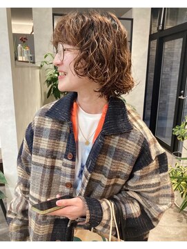 オンドバイサク(ondo by Saku) マッシュボブ/顔周り/ボブ/ボブパーマ