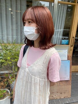 ベルタバイメルク(belta by merc.) ピンクベージュ/くすみピンク/まろみカラー/くびれカット/透明感