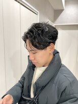 メレ 仙台(Mele)&nbsp;仙台メンズパーマ/メンズビジネスカジュアルヘア/センターパート