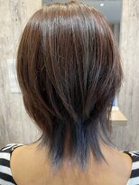 エヌアンドエー せんげん台店(N&A)&nbsp;レイヤーカットウルフ裾カラー 外ハネくびレイヤー