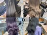 【ケアブリーチ使用】外国人風ダブルカラー＋カット＋内部補修TOKIO　TR