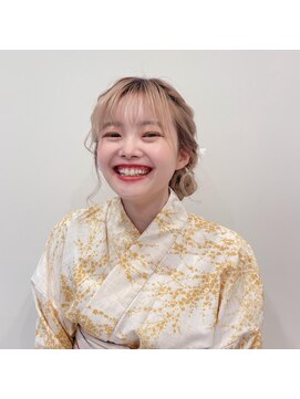 ビビディ バビディ ブー 河原町三条店(Bibbidi.bobbidi.boo) 浴衣にふわふわお団子ヘアアレンジ♪