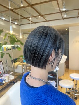 アスピリーフ(ASPILEAF) ミニボブとアンブレラカラー