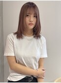 【YOKE】ミルクティーベージュヘーゼルベージュ縮毛矯正髪質改善
