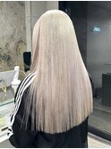 ミルクティーベージュダブルカラーケアブリーチインナーカラー