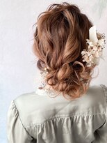 シニヨンおすすめ！結婚式三つ編みヘアセット