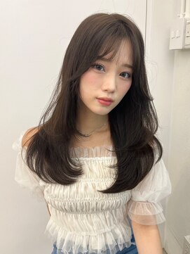 ユーフォリア 新宿店(Euphoria) 20代30代40代レイヤーカット前髪韓国ヘアくびれヘア大人美人