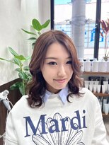 ベルヘアーデザイン 堺東(Belle hair Design)&nbsp;レイヤーカット/レイヤー/韓国風/ブリーチ無しカラー/堺東