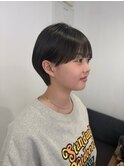 耳掛けマッシュショート