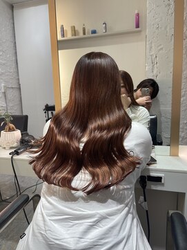 ブレンド 渋谷(BLend) マチルダボブ前髪ハイライトグレージュ