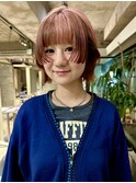 【ERIKA】ピンク×ブラウンのミックスカラー