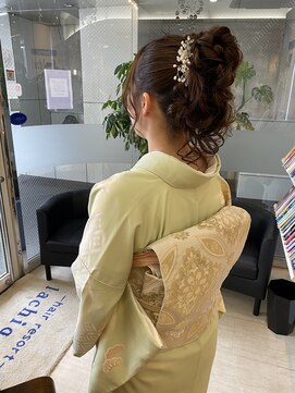 ヘアーリゾートラシックアールプラス(hair resort lachiq R+) 《R+》訪問着/着付け/ヘアセット/和装アレンジ