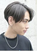 秋田駅ニュアンスパーマ毛流れセンターパートフェザーパーマ30代