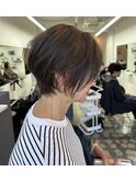 アイロン要らずのショートヘア
