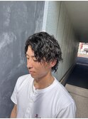 サーフカールツイストスパイラル波巻きパーマ