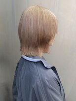 ローレンアンドパレード 並木坂店(Lauren&Parade)&nbsp;ハイトーン ブリーチ 抜きっぱなしブロンド 外ハネボブ 艶髪