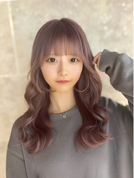 アマトウキョウスマートサロン(AMA TOKYO×Smart Salon) 韓国ヘア　2wayバング  レイヤーカット くびれヘア  顔周り