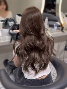 ロンドウル 熊本(Lond ulu) 韓国ヘア/ブリーチなし/顔周りカット/レイヤーカット/