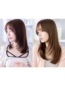 上尾駅2分★仕上り感に断然差♪特別なアイロンと特許ダメージレス成分配合の縮毛矯正に感動/20代30代40代