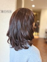 クロス(CROSS)&nbsp;白髪染め／大人可愛い/50代60代/ミセスヘア