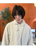 動かしすぎない質感でアンニュイショート