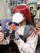 トーキョー オタクヘアー(TOKYO OTAKU HAIR)&nbsp;ヒプマイ 観音坂独歩 推しカラー ブリーチカラー インナーカラー