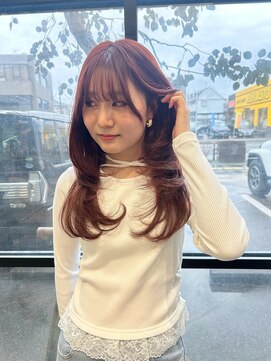 ディーボーイリタ 光の森(D-BOY Lita) レイヤーカット× レッドブラウン