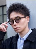 原宿短髪パーマツイストスパイラルパーマスパイキーショート