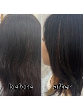 モンド ヘアクリエーション 下荒田店(monde hair creation) 【monde】before × after × 髪質改善