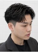 メンズパーマ/メンズカット/フェザー/ツーブロック/アップバング