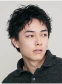 ルーズパーマスパイキーショートアクティブショートツイスト