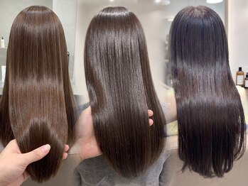 ユニル(Unille)の写真/【Unille】の髪質改善ならダメージを気にせず、自分らしいオシャレをもっと楽しめる。ダメージレスの美髪へ