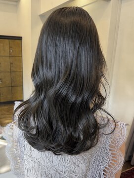 ヘアーアイスカルテット(HAIR ICI QUARTET) 透明感ダークグレージュ×小顔レイヤーカット
