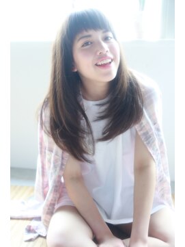 ラべリー 池袋(LOVELEY) オン眉×愛されロブ　似合わせカット　【池袋】