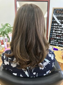 ヘアーデザイン アフール(hair design Ath ru) ハイトーンマット系カラー