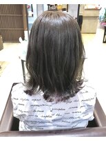 モードケイズ 西宮(MODE K's) 大人かわいい/小顔/斜めバング/アシンメトリー/伸ばしかけ