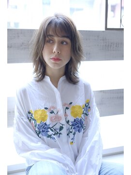 ヘアーアンドメイク シーク 八王子(HAIR&MAKE SeeK) ウルフ ミディアム